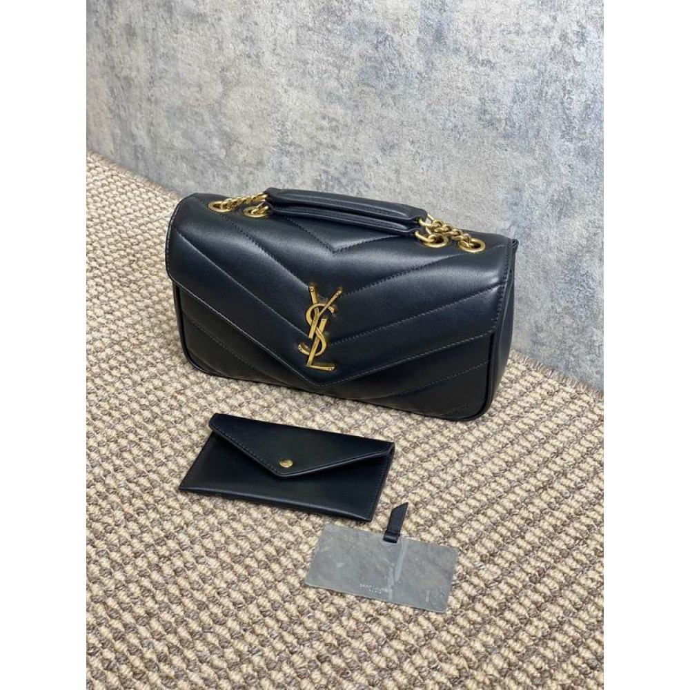 Ysl loulou small in matelassé lambskin 24x14x6cm Bags
