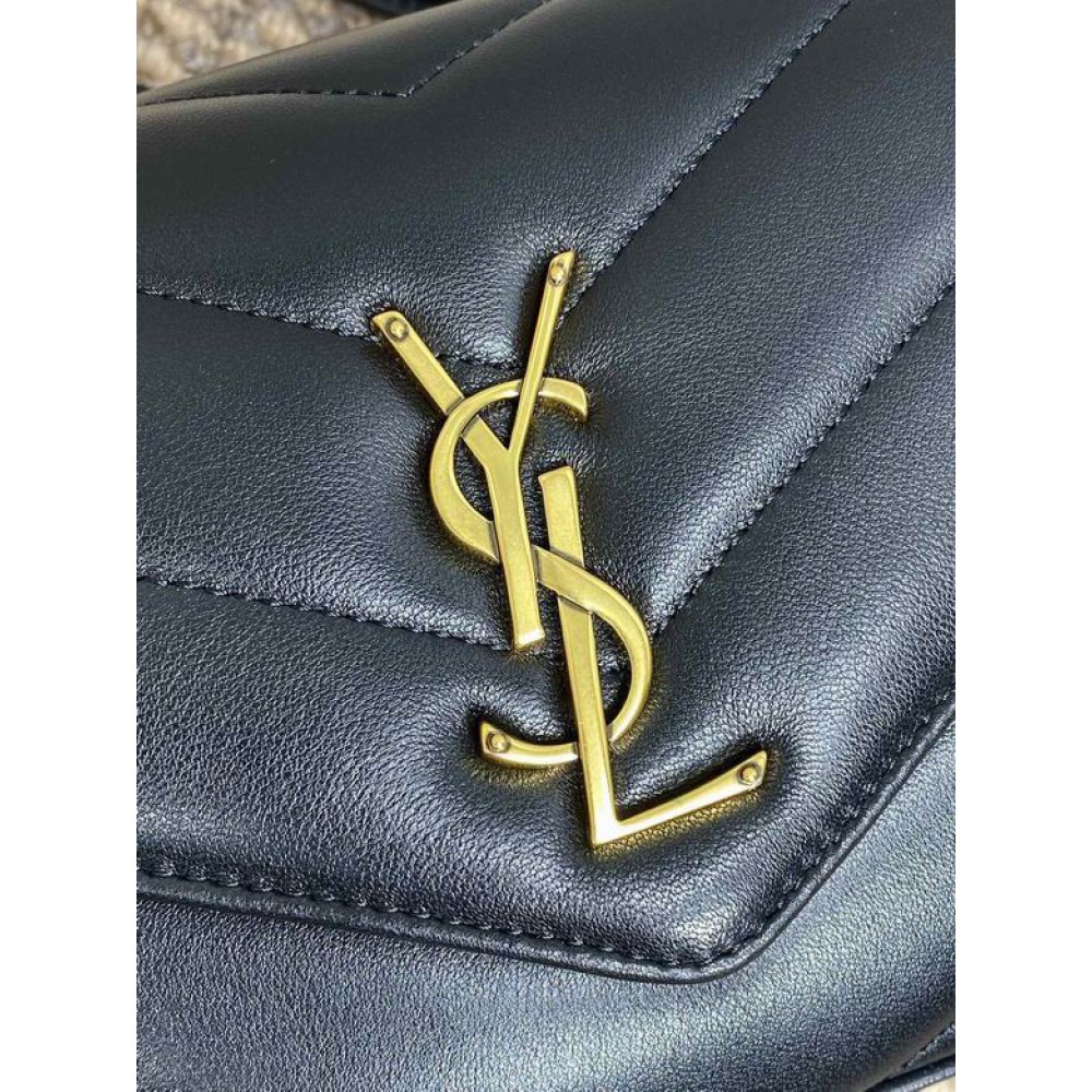 Ysl loulou small in matelassé lambskin 24x14x6cm Bags