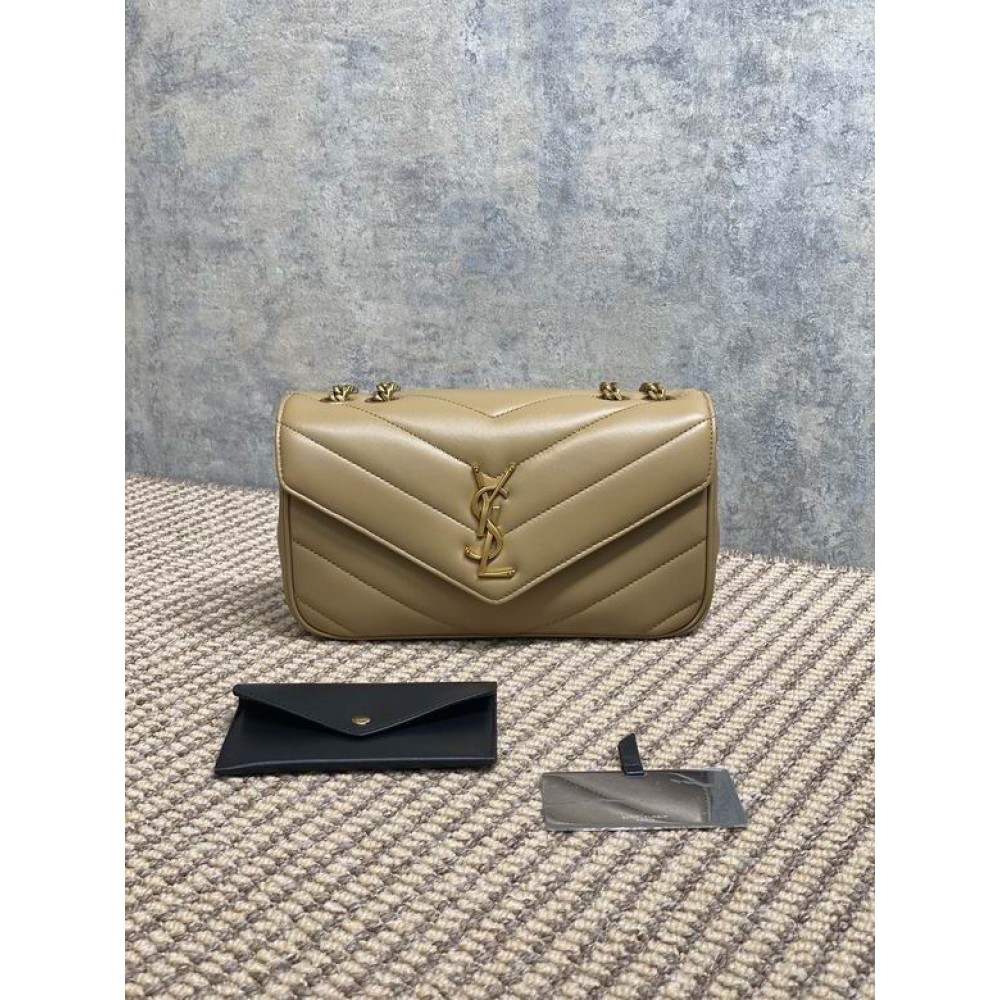 Ysl loulou small in matelassé lambskin 24x14x6cm Bags