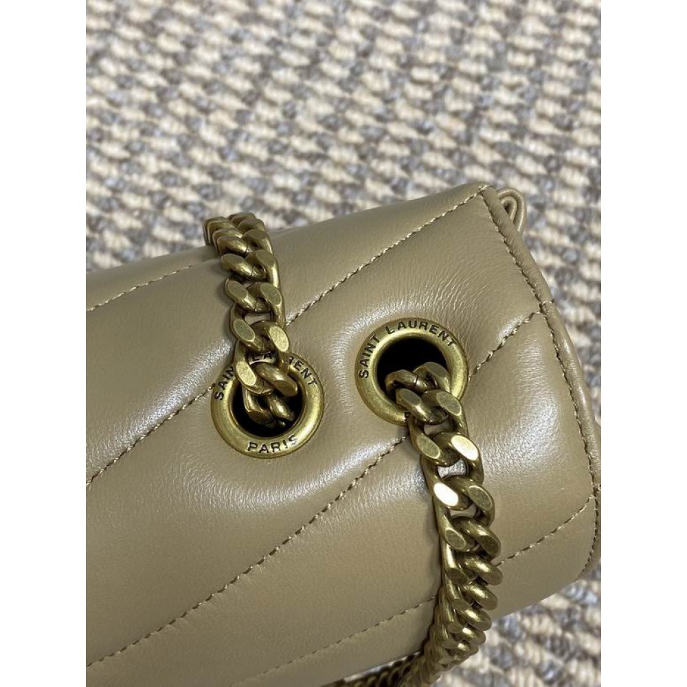 Ysl loulou small in matelassé lambskin 24x14x6cm Bags