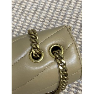 Ysl loulou small in matelassé lambskin 24x14x6cm Bags
