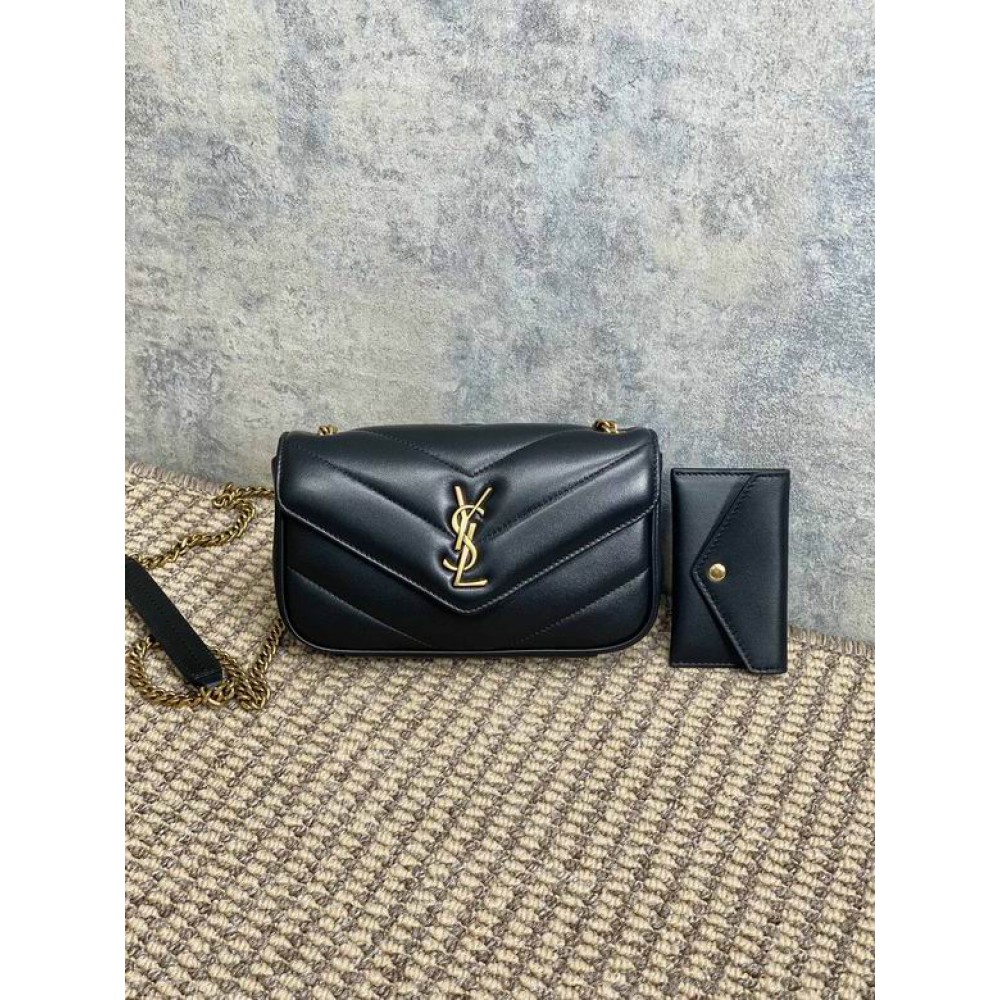 Ysl loulou mini in lambskin 20 X 12 X 5 CM Bags