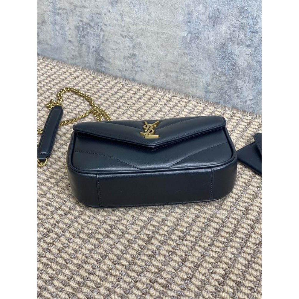 Ysl loulou mini in lambskin 20 X 12 X 5 CM Bags