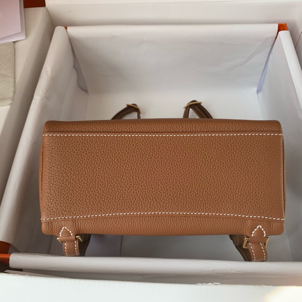 Hermès Kelly Ado backpack in black togo leather 22X22X10CM Bags