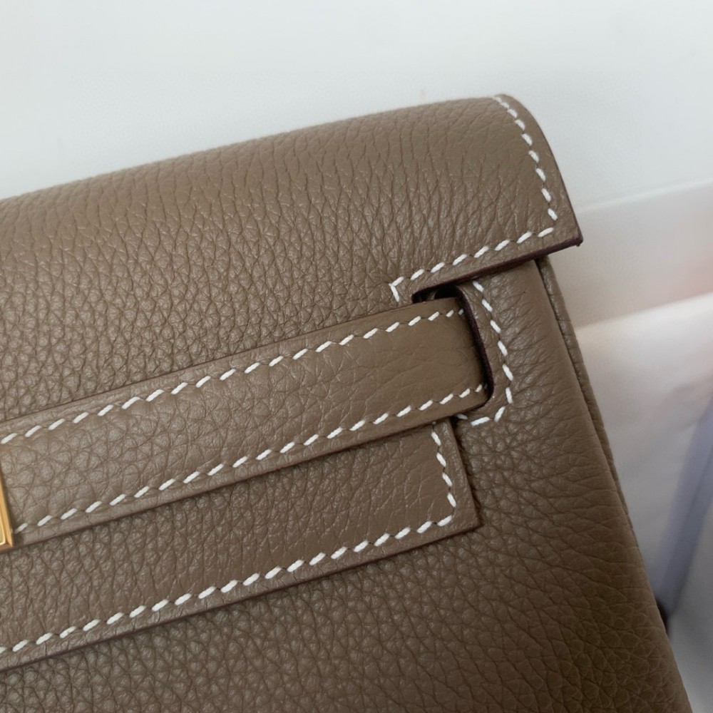 Hermès Kelly Ado backpack in black togo leather 22X22X10CM Bags