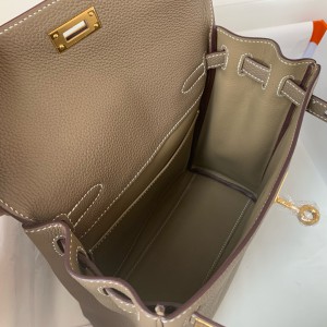 Hermès Kelly Ado backpack in black togo leather 22X22X10CM Bags