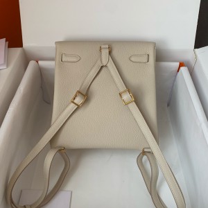 Hermès Kelly Ado backpack in black togo leather 22X22X10CM Bags