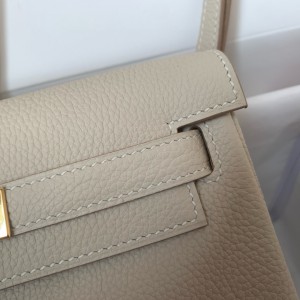 Hermès Kelly Ado backpack in black togo leather 22X22X10CM Bags