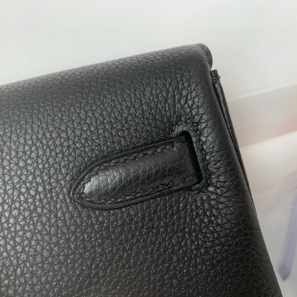 Hermès Kelly Ado backpack in black togo leather 22X22X10CM Bags