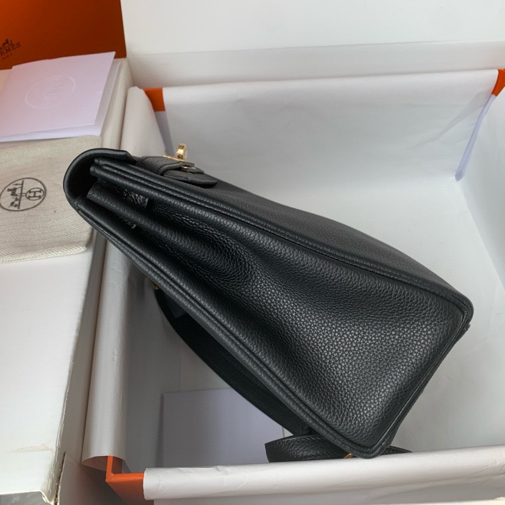 Hermès Kelly Ado backpack in black togo leather 22X22X10CM Bags