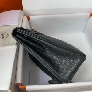 Hermès Kelly Ado backpack in black togo leather 22X22X10CM Bags