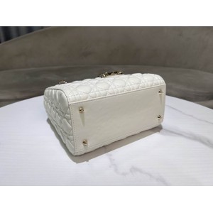 Dior lady medium size 24x20x11cm lampskin leather Bags