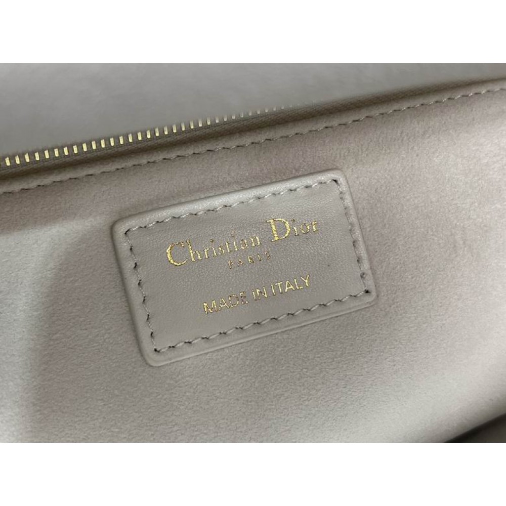 Dior lady medium size 24x20x11cm lampskin leather Bags