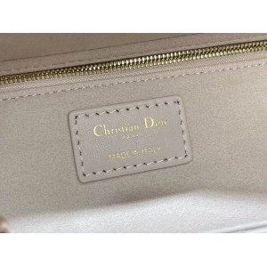 Dior lady medium size 24x20x11cm lampskin leather Bags