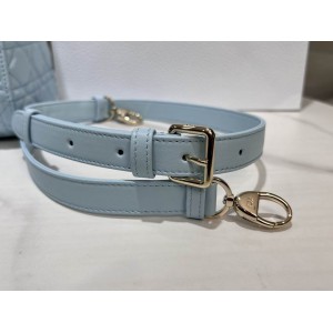 Dior lady medium size 24x20x11cm lampskin leather Bags