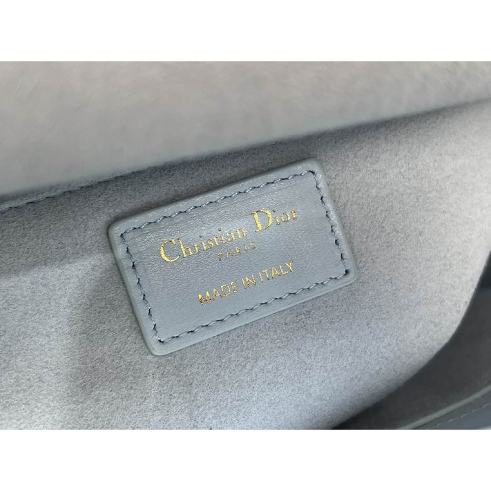 Dior lady medium size 24x20x11cm lampskin leather Bags