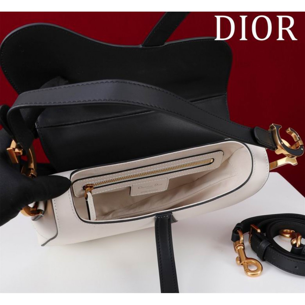 Dior Saddle Bag with Strap two tone 25.5 x 20 x 6.5 cm Bags