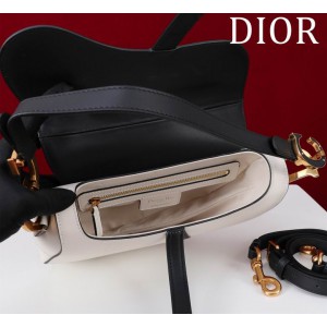 Dior Saddle Bag with Strap two tone 25.5 x 20 x 6.5 cm Bags