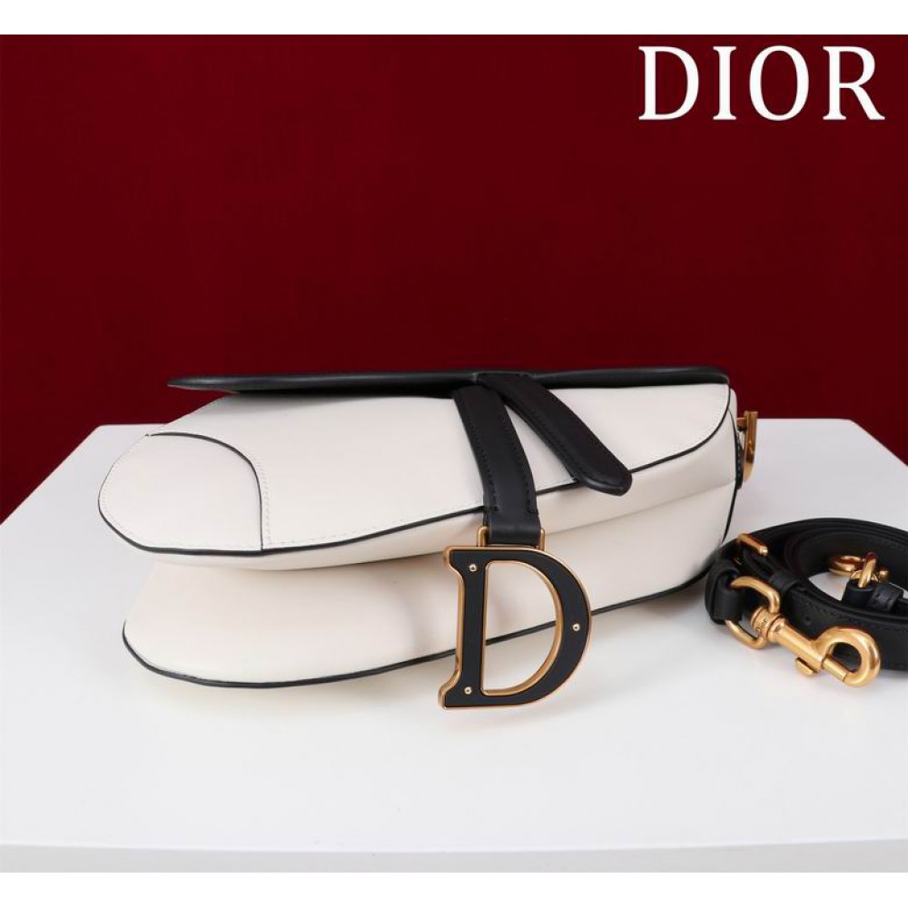 Dior Saddle Bag with Strap two tone 25.5 x 20 x 6.5 cm Bags