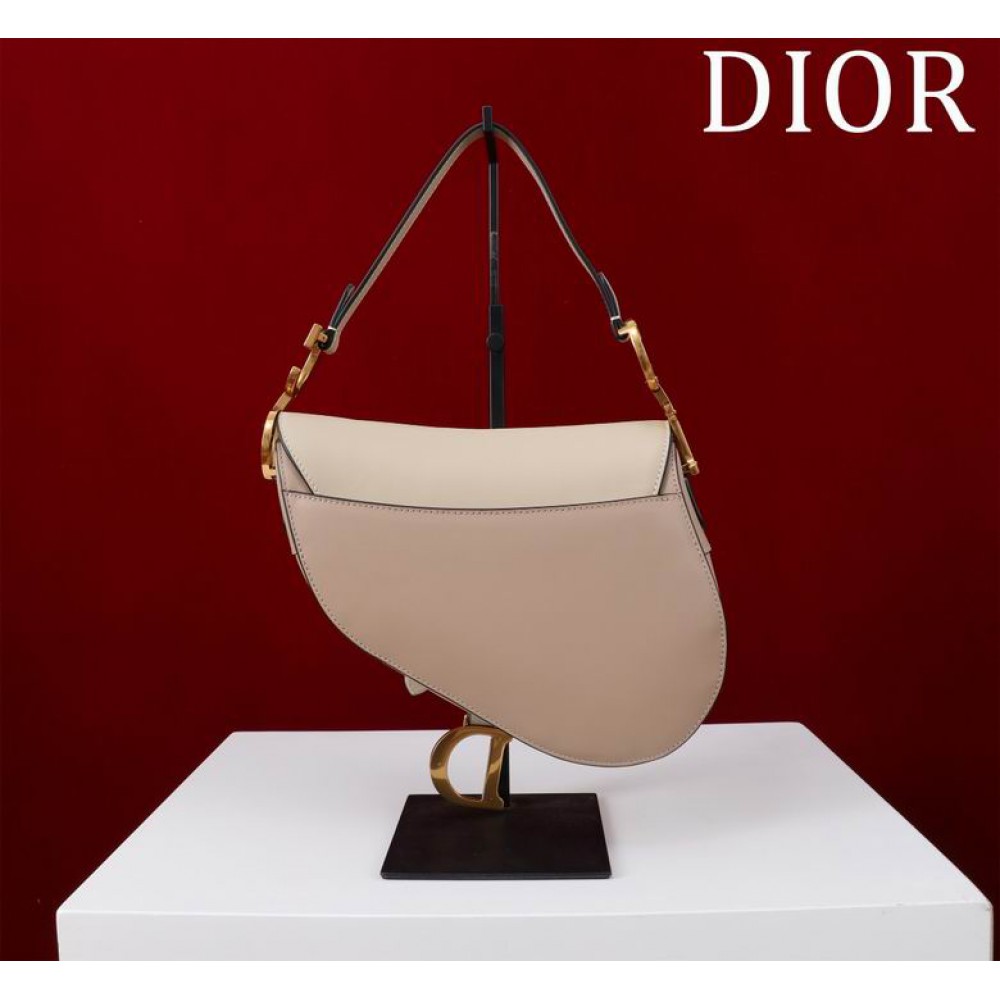 Dior Saddle Bag with Strap two tone 25.5 x 20 x 6.5 cm Bags
