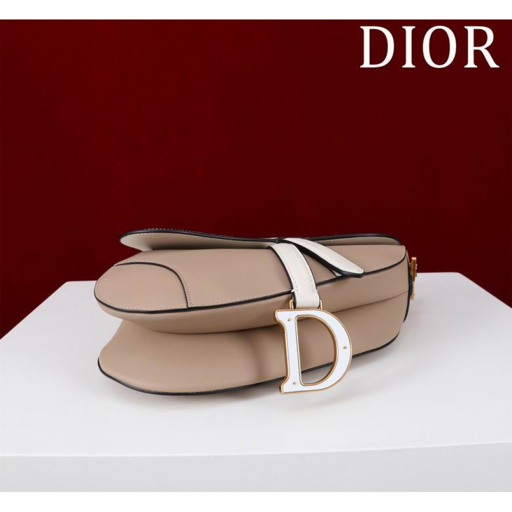 Dior Saddle Bag with Strap two tone 25.5 x 20 x 6.5 cm Bags