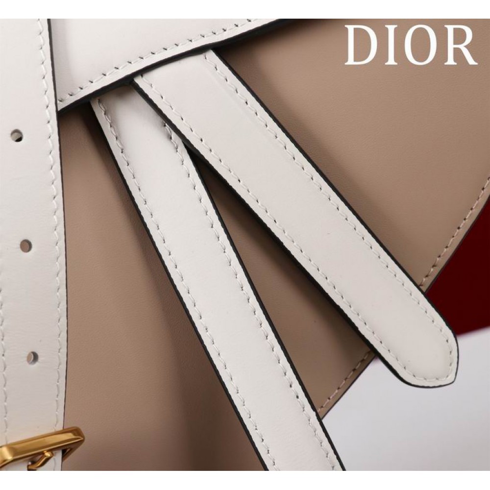 Dior Saddle Bag with Strap two tone 25.5 x 20 x 6.5 cm Bags