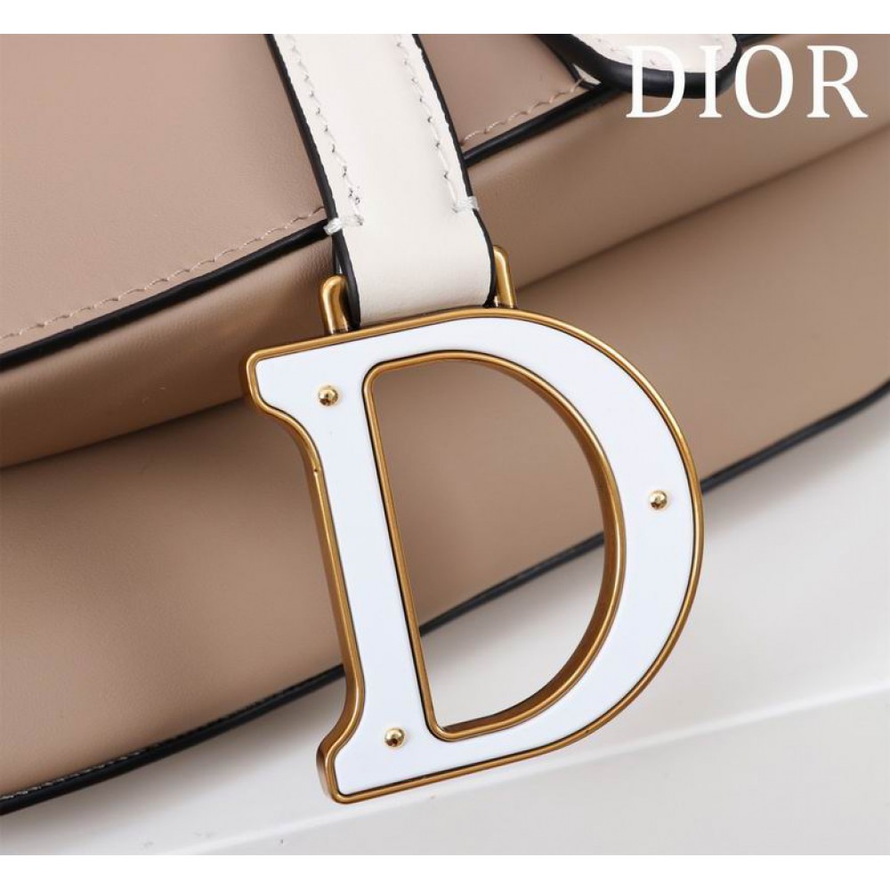 Dior Saddle Bag with Strap two tone 25.5 x 20 x 6.5 cm Bags