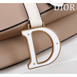 Dior Saddle Bag with Strap two tone 25.5 x 20 x 6.5 cm Bags
