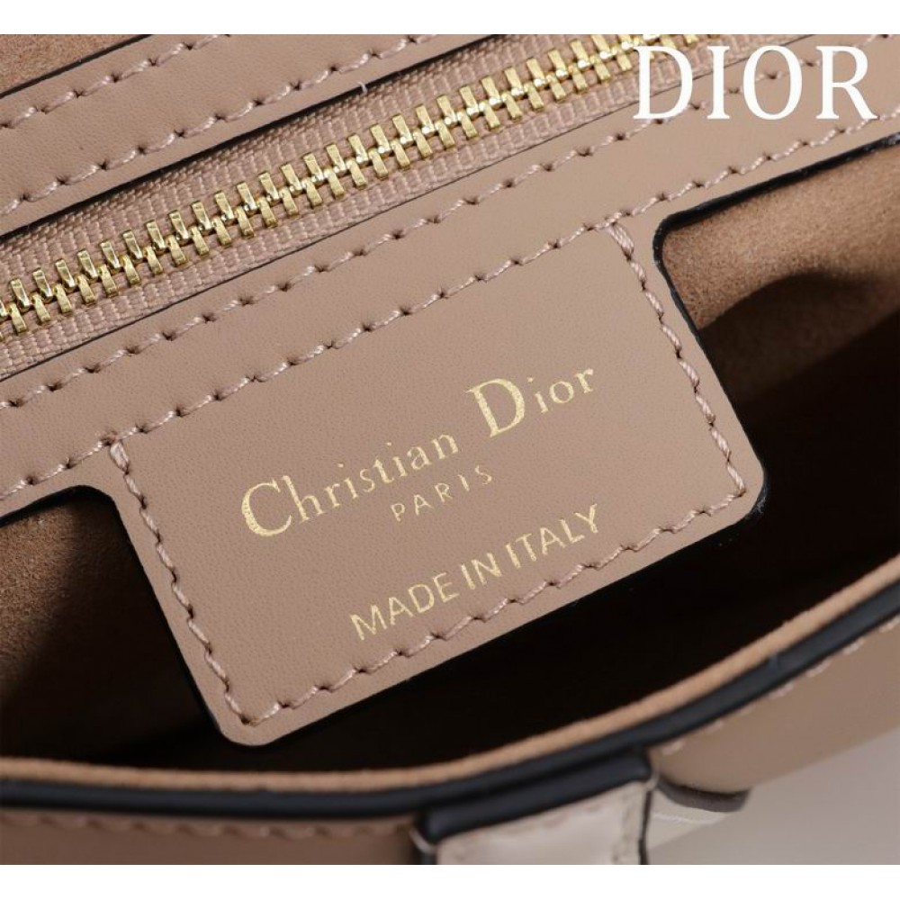 Dior Saddle Bag with Strap two tone 25.5 x 20 x 6.5 cm Bags