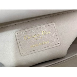 Dior lady small size 20x17x8cm lampskin leather Bags