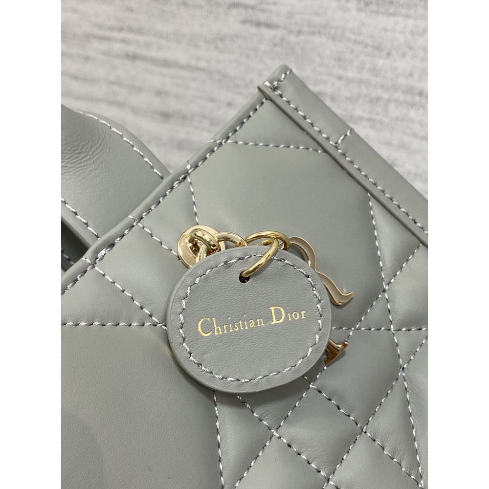 Dior Book Tote mini Macrocannage Calfskin 21.5 x 13 x 7.5 cm Bags