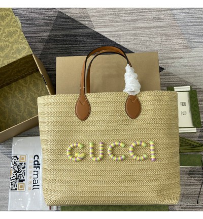 Gucci lido series 38cm brown leather straps 779666