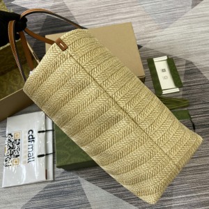 Gucci lido series 38cm brown leather straps 779666 