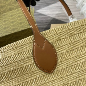 Gucci lido series 38cm brown leather straps 779666 