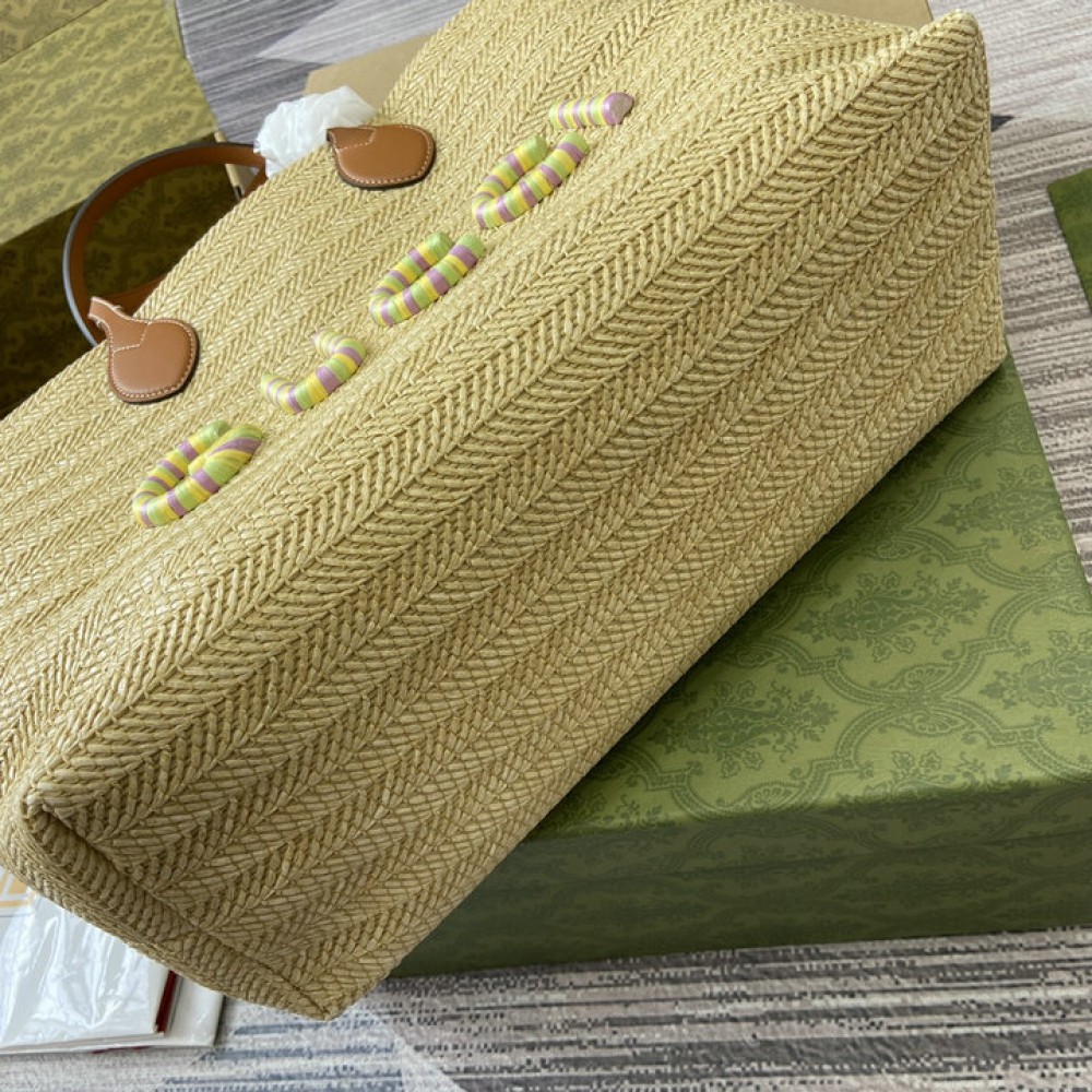 Gucci lido series 38cm brown leather straps 779666 