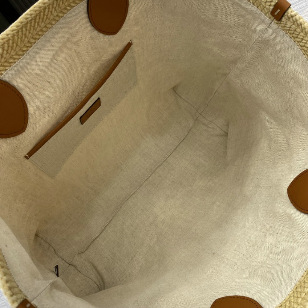 Gucci lido series 38cm brown leather straps 779666 