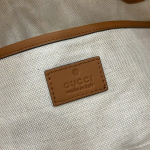 Gucci lido series 38cm brown leather straps 779666 