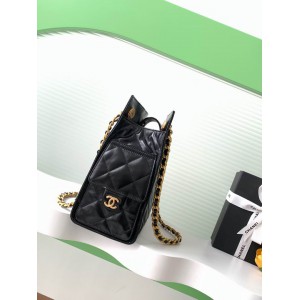 Chanel hobo tote bag 26x31x13cm leather lampskin Bags