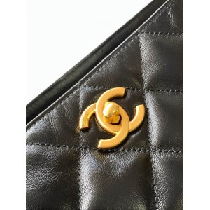 Chanel hobo tote bag 26x31x13cm leather lampskin Bags
