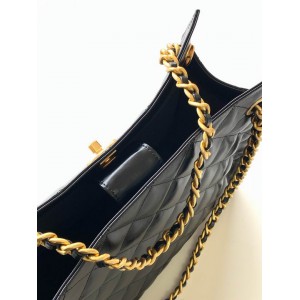 Chanel hobo tote bag 26x31x13cm leather lampskin Bags