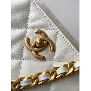 Chanel hobo tote bag 26x31x13cm leather lampskin Bags