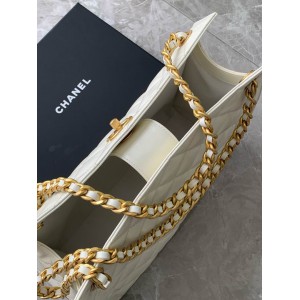 Chanel hobo tote bag 26x31x13cm leather lampskin Bags