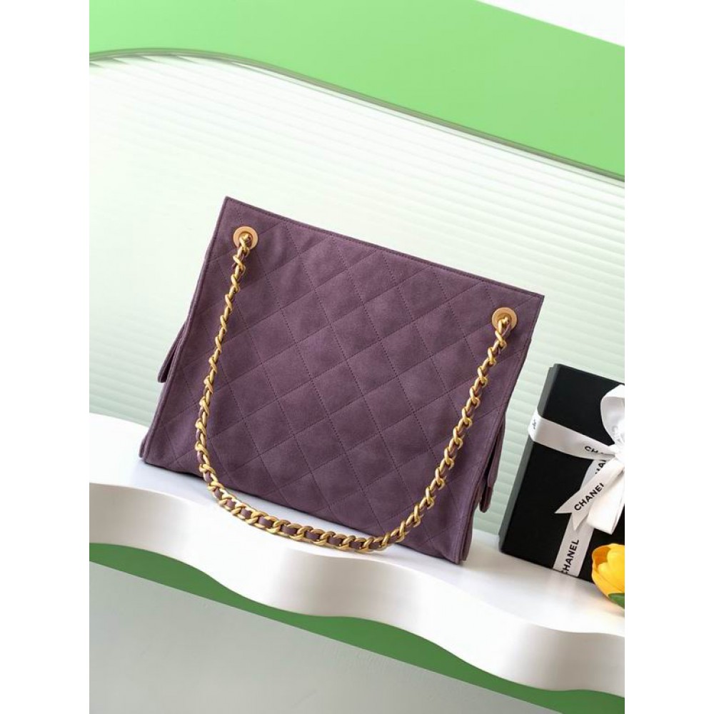 Chanel hobo tote bag 26x31x13cm leather suede Bags