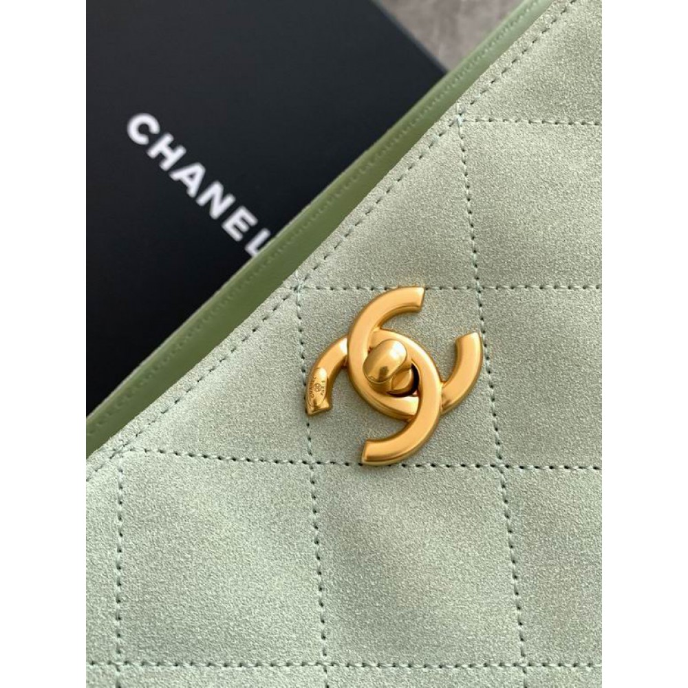 Chanel hobo tote bag 26x31x13cm leather suede Bags