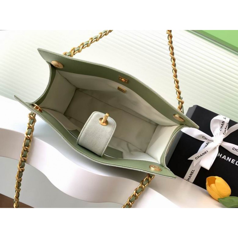 Chanel hobo tote bag 26x31x13cm leather suede Bags