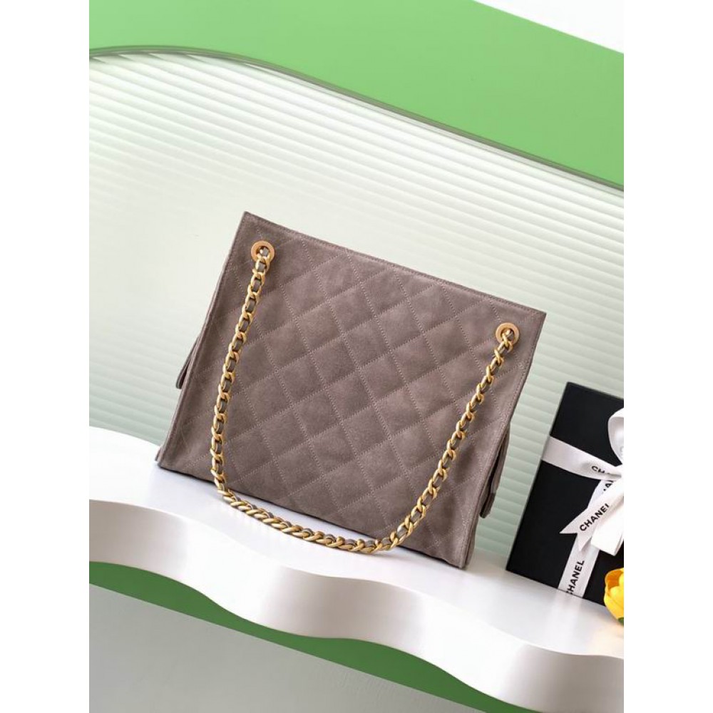 Chanel hobo tote bag 26x31x13cm leather suede Bags