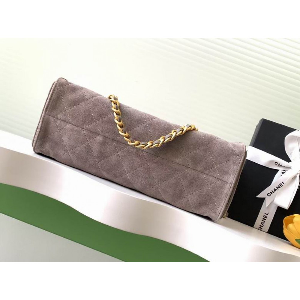 Chanel hobo tote bag 26x31x13cm leather suede Bags