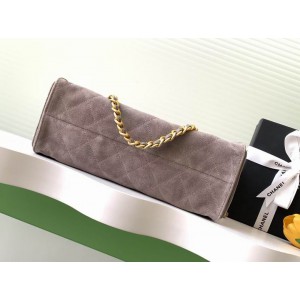 Chanel hobo tote bag 26x31x13cm leather suede Bags