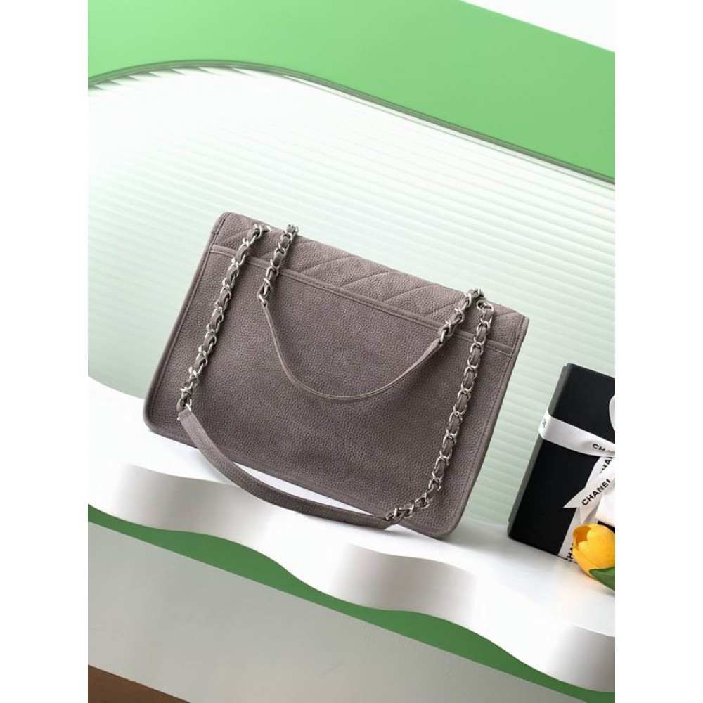 Chanel trendy cc flap handbag numbuck leather 25x35x10cm Bags