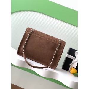 Chanel trendy cc flap handbag numbuck leather 25x35x10cm Bags